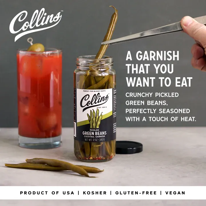 Collins Gourmet Pickled Green Beans
