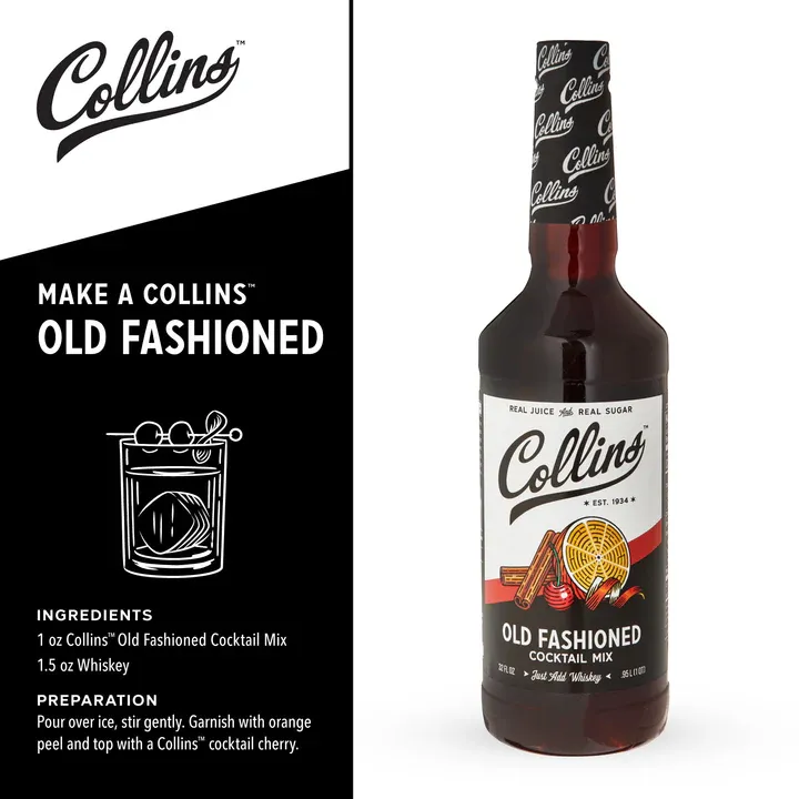Collins Old Fashioned Cocktail Mix