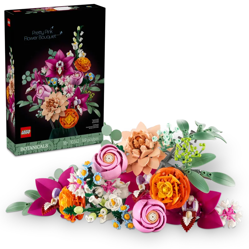Lego 10342 Botanicals Pretty Pink Flower Bouquet