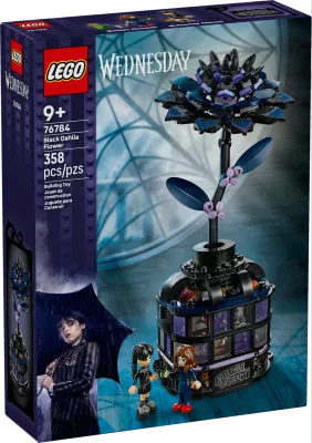 Lego 76784 Wednesday Black Dahlia Flower