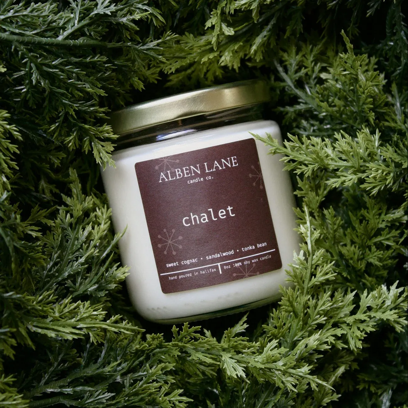 Alben Lane Chalet Candle 8oz Alben Lane Chalet Candle 8oz