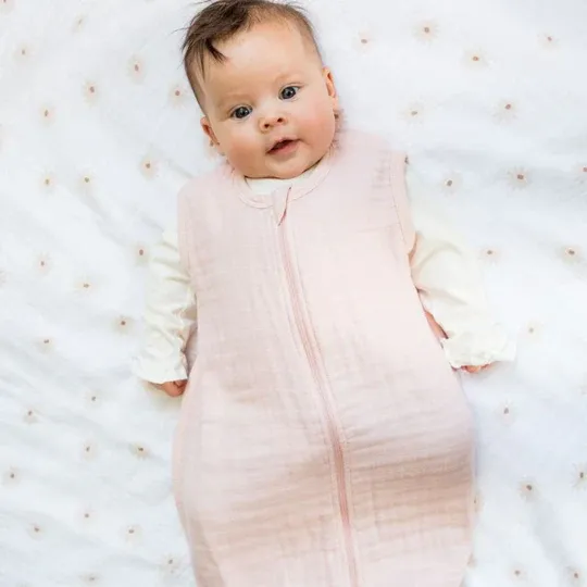 Lulujo Muslin Sleep Sack Ballet Slipper