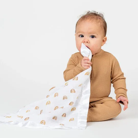 Lulujo Security Blanket 2 Pack Rainbows Lulujo Security Blanket 2 Pack Rainbows