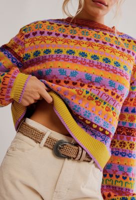 Free People Favourite Things Sweater Bright