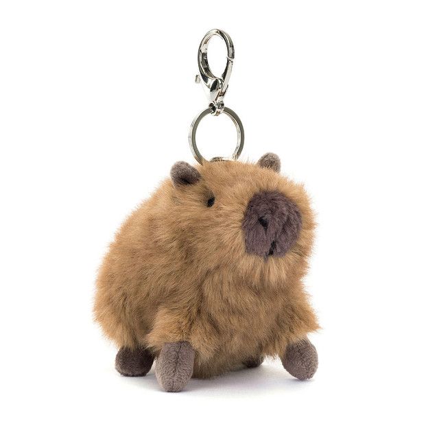 Jellycat Clyde Capybara Bag Charm Jellycat Clyde Capybara Bag Charm
