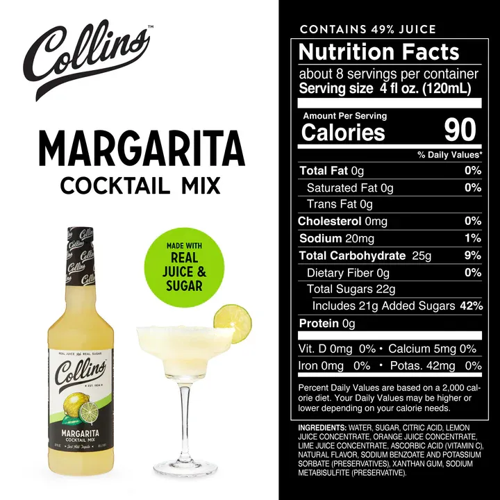 Collins Margarita Cocktail Mix
