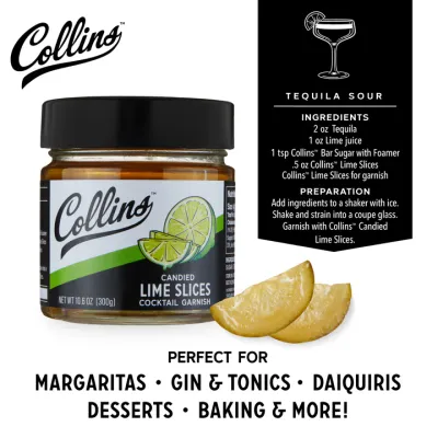 Collins Candied Lime Slices