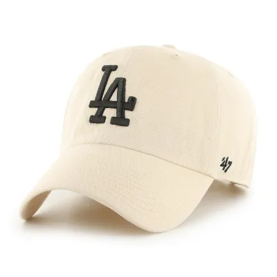 Los Angeles Dodgers '47 Clean Up Cap Natural Black Los Angeles Dodgers '47 Clean Up Cap Natural Black