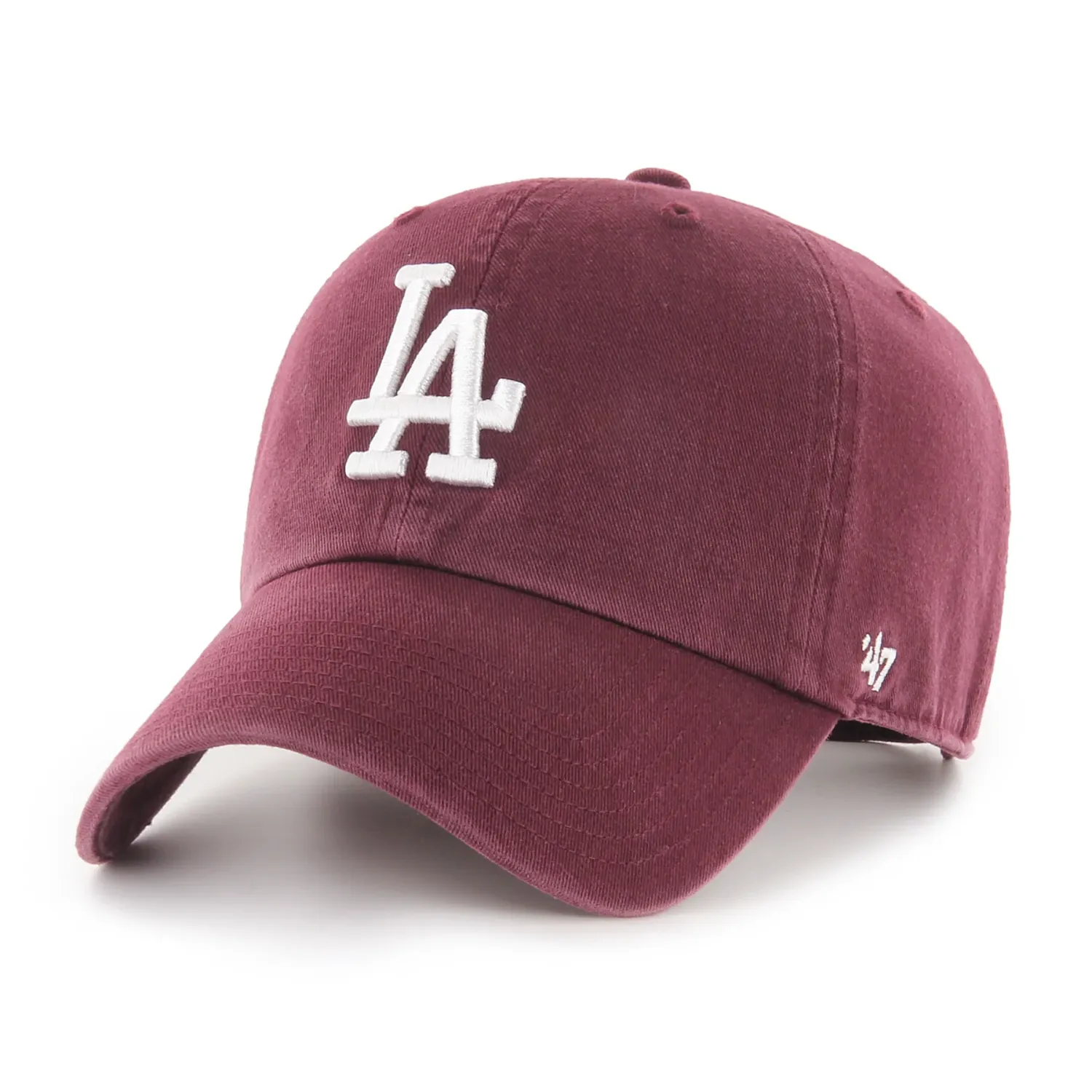 Los Angeles Dodgers '47 Clean Up Cap Dark Maroon Los Angeles Dodgers '47 Clean Up Cap Dark Maroon