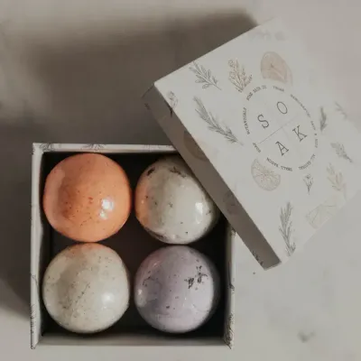 Soak Bath Co Mini Bath Bomb Gift Box