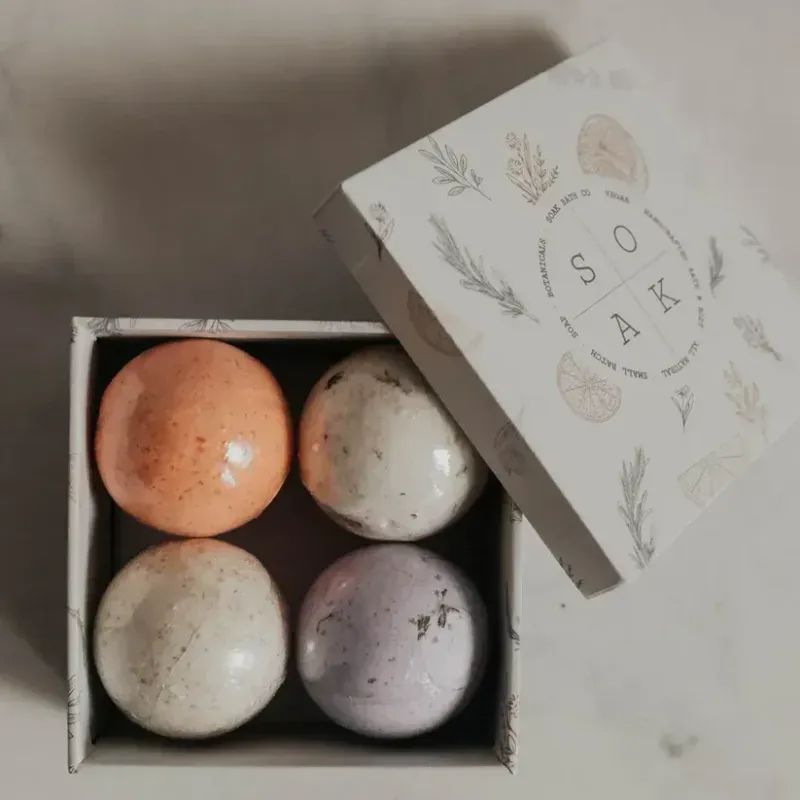 Soak Bath Co Mini Bath Bomb Gift Box