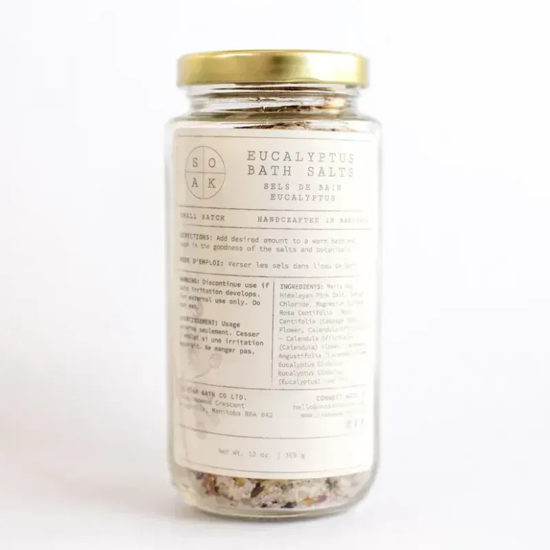 Soak Bath Co Eucalyptus Bath Salts