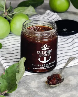 Saltspring Kitchen Co. Rhubard &amp; Apple Chutney Spread 125mL