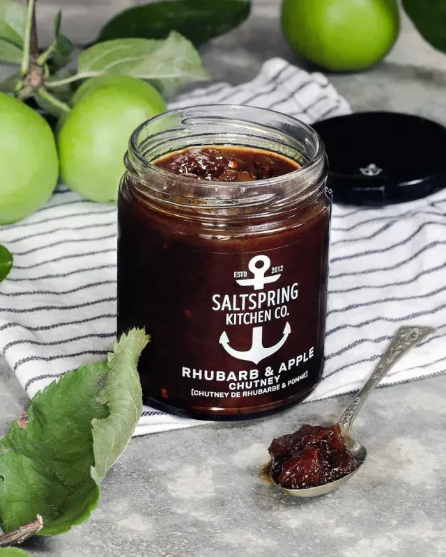 Saltspring Kitchen Co. Rhubard &amp; Apple Chutney Spread 125mL