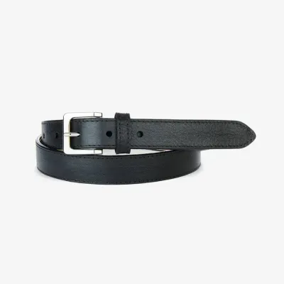Brave Millie Belt Black Vachetta Silver