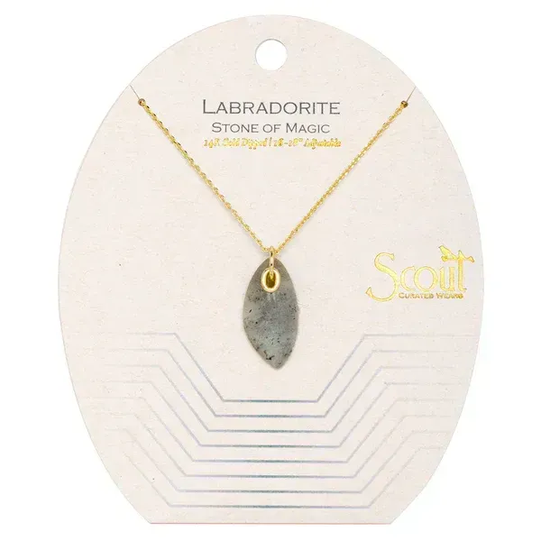 Scout Organic Stone Necklace Labradorite