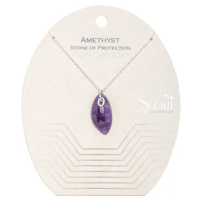 Scout Organic Stone Necklace Amethyst