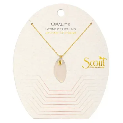 Scout Organic Stone Necklace Opalite