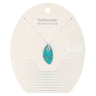 Scout Organic Stone Necklace Turquoise