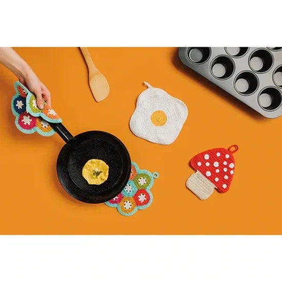 Danica Crochet Egg Trivet