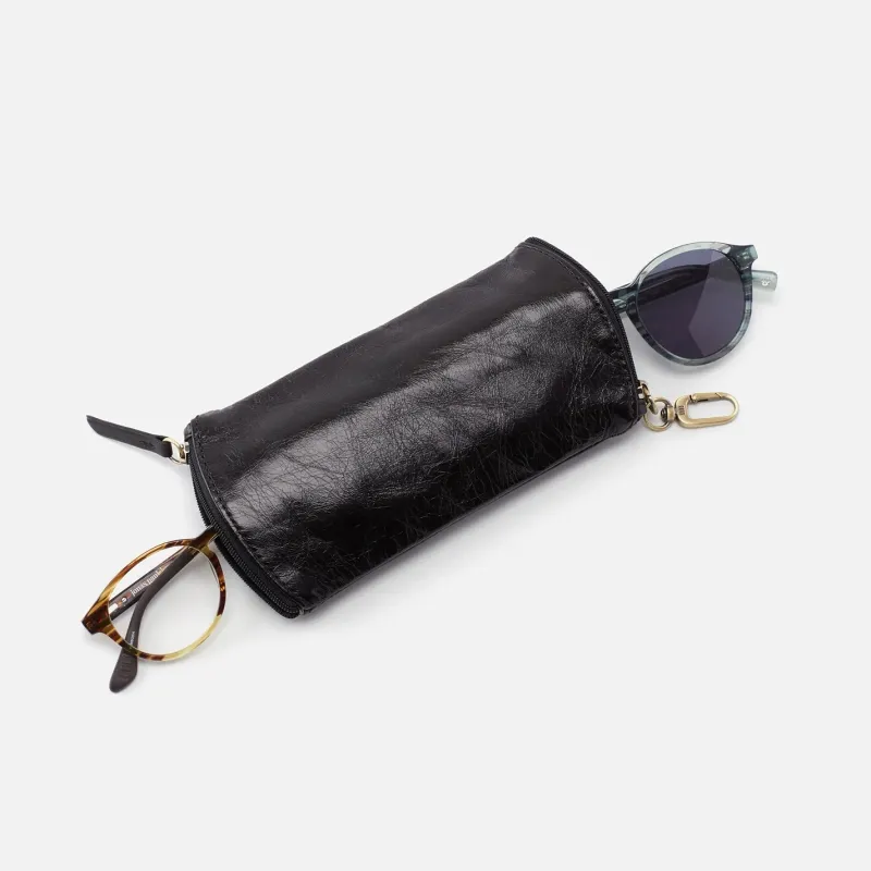 HOBO Spark Double Eyeglass Case Black Polished
