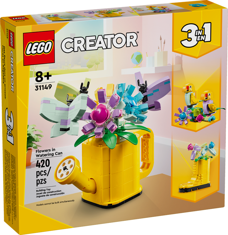 Lego 31149 Creator 3-in-1 Flowers in Watering Can