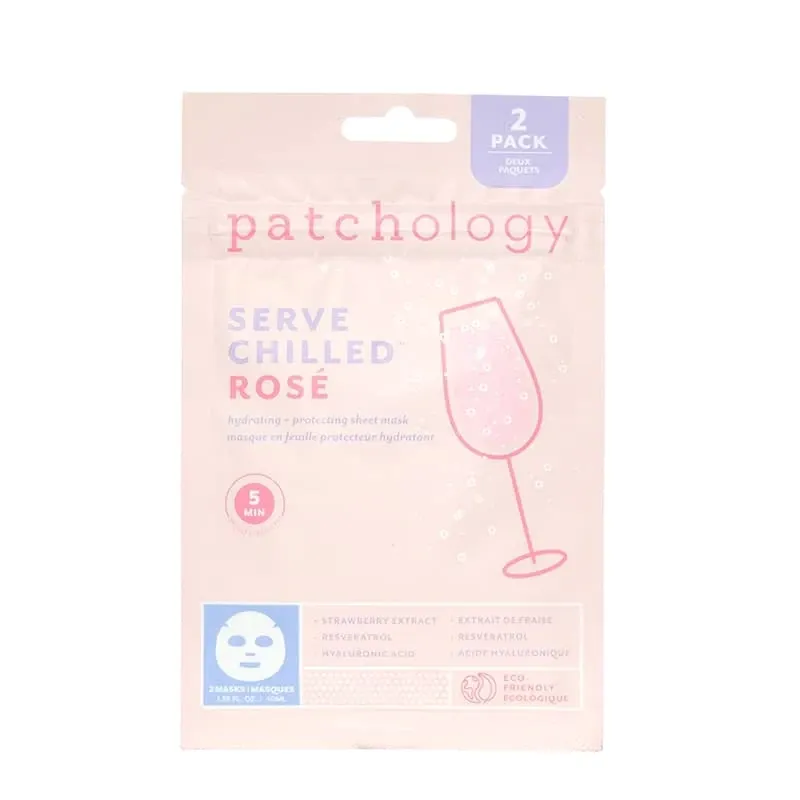 Patchology Serve Chilled Rose Hydrating Sheet Mask 2/pk Patchology Serve Chilled Rose Hydrating Sheet Mask 2/pk