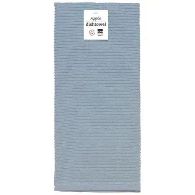 Danica Ripple Dishtowel Slate Blue