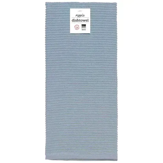 Danica Ripple Dishtowel Slate Blue