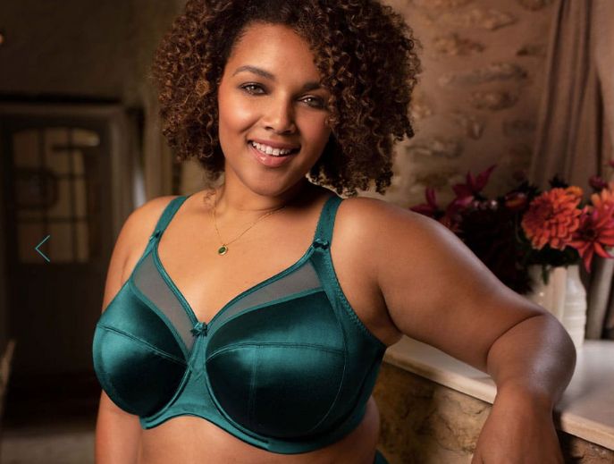 Goddess Keira Bra Deep Teal