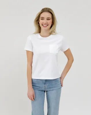 Brunette the Label Regular Tee with Pocket