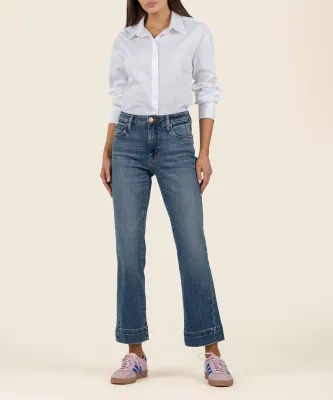 Kut From The Kloth Kelsey Flare Wide Hem Defiant