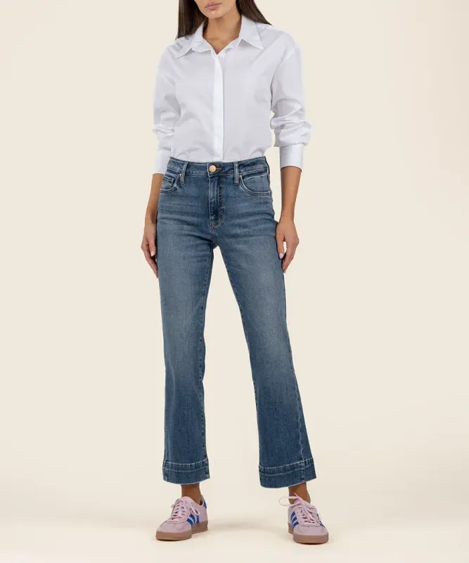Kut From The Kloth Kelsey Flare Wide Hem Defiant