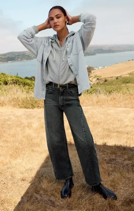 Z Supply All Day Knit Denim Jacket