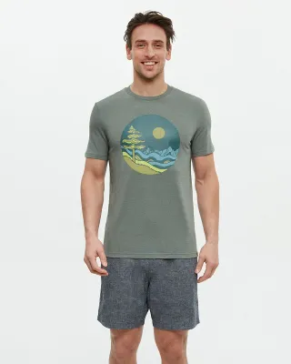 Ten Tree M Emerald Edge Portal T-Shirt Agave Green/G