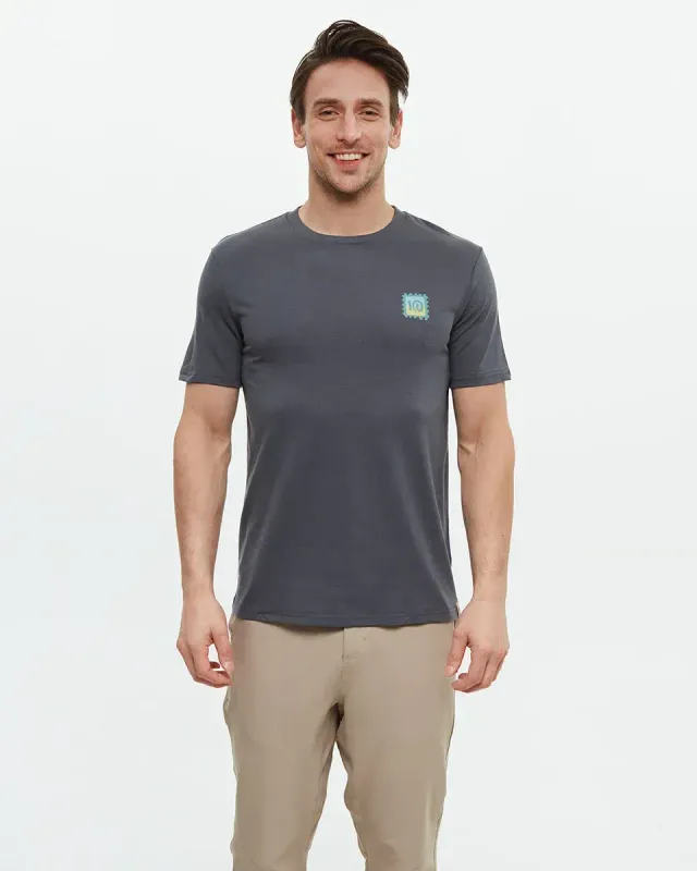 Ten Tree M Emerald Edge T-Shirt Graphite/Sagebrush G
