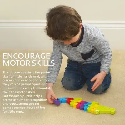 Orange Tree Toys Crocodile Number Puzzle