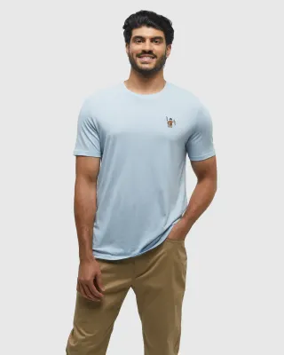 Ten Tree M Blue Haze Sasquatch Fishing T-Shirt