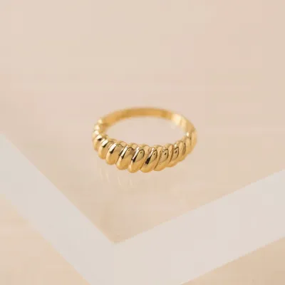 Lover's Tempo Demi Fine Twist Dome Ring