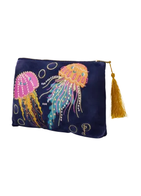 Powder Zip Pouch Jolly Jellies Navy