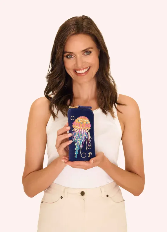 Powder Sunglass Pouch Jolly Jelly Navy