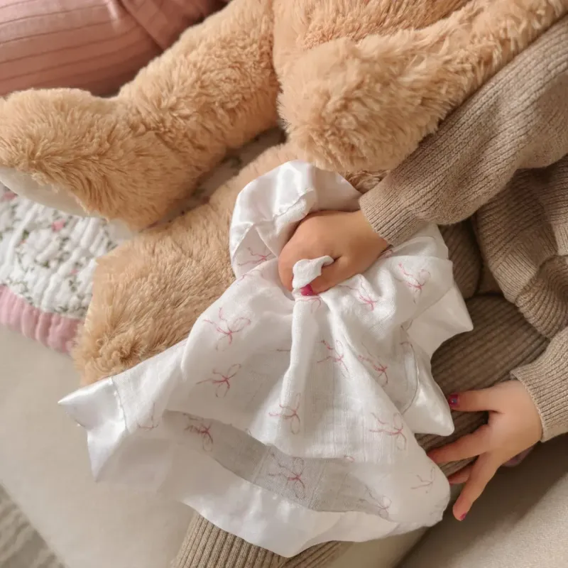 Lulujo Security Blankets 2 Pack Bows
