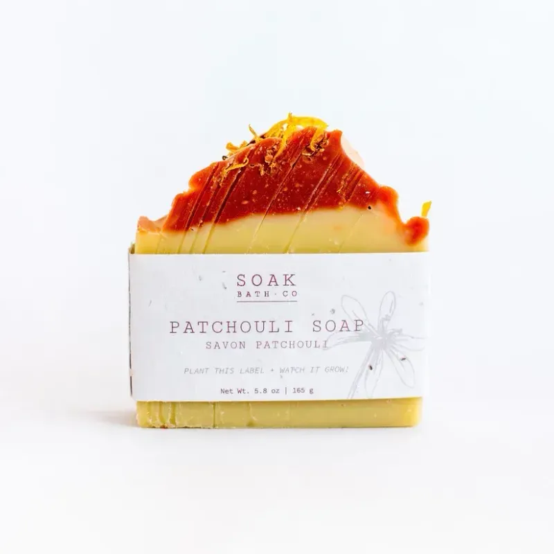 Soak Bath Co Patchouli Soap Bar