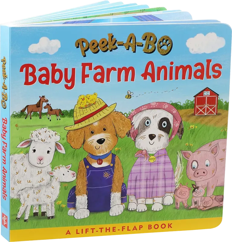 Peter Pauper Peek-a-Boo Baby Farm Animals
