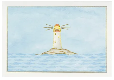 Peter Pauper Note Card Lighthouse