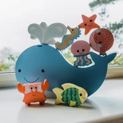 Orange Tree Toys Sea Life Balancing Game