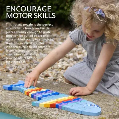 Orange Tree Toys Shark Alphabet Puzzle