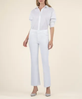 Kut From The Kloth Kelsey Flare Optic White Kut From The Kloth Kelsey Flare Optic White