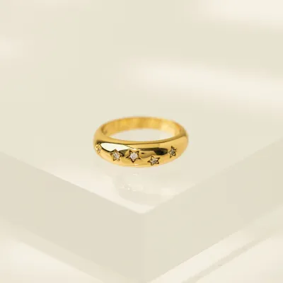 Lover's Tempo Demi Fine Twinkle Dome Ring