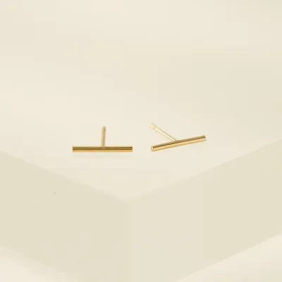 Lover's Tempo Bar Gold Filled Stud
